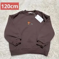 女の子 キッズ 厚手 裏起毛 トレーナー 120cm