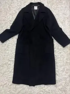 Lui's ブラック チェスターコート ロング丈 2025年最新】Lui's