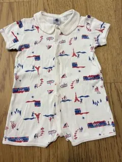 PETIT BATEAU ロンパース エッフェル塔柄　12m/74cm