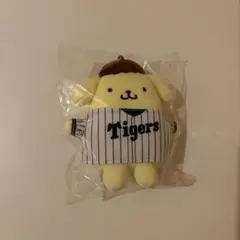 阪神タイガース ポムポムプリン ぬいぐるみ ボールチェーン マスコット