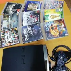 プレステ3 PS3 本体 コントローラー ソフト24本 +おまけ