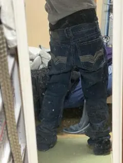 00s y2k 平成 swag ギャル男 足元溜まる ストレートデニムのサムネイル