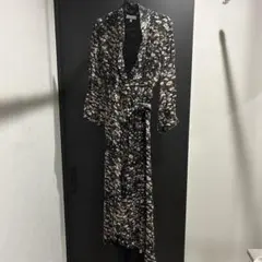 GANNI ロング カシュクール ラップ ワンピース ドレスのサムネイル