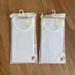 新品未開封　UNIQLO BABY ベビー肌着 90 ホワイト 2枚セット