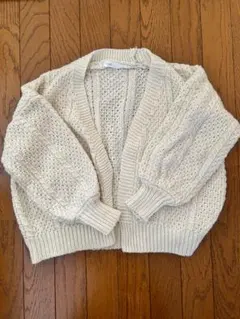 【てくてく様専用】ニットショートカーディガン　Fサイズ　美品