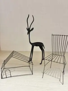 インテリア　アイアン　ワイヤー小物　雑貨3点セット