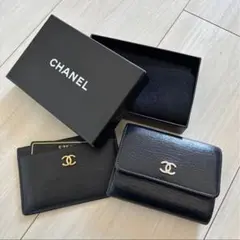 CHANEL 財布&カードケースセット 2折り財布
