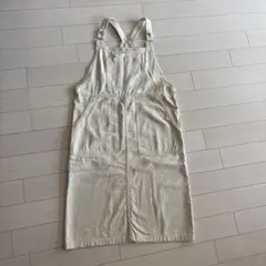 H&M ジャンバースカート　ベージュ　サイズ40