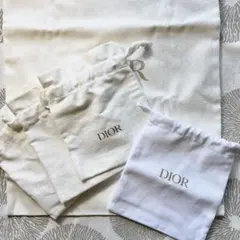 【増量】Dior 巾着ポーチ 4点セット 大・小