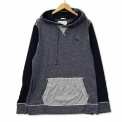 ♪アバクロンビー&フィッチ MUSCLE プルオーバーパーカー S ネイビー