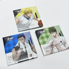黒子のバスケ J-WORLD 夏練 スクエア缶バッジ