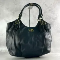 COACH Madison Black Hobo ShoulderBag Y2K - メルカリ