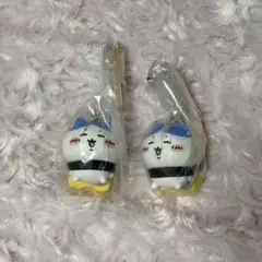 ガチャガチャ ちいかわ寿司フィギュアキーホルダー ハチワレ2個