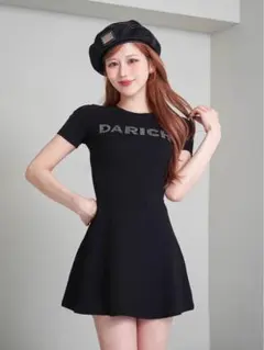 【Darich】ロゴカットミニワンピース