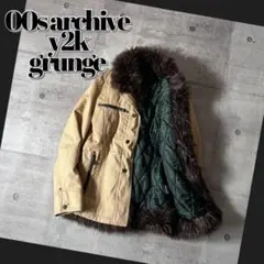 00s 2way far jacket japanese label y2k