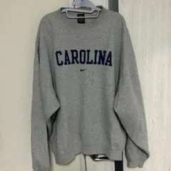 00s Nike CAROLINA トレーナー XXL グレー