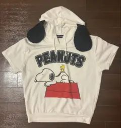 CECILMcBEE PEANUTS スヌーピー 耳付きフード パーカー Mのサムネイル