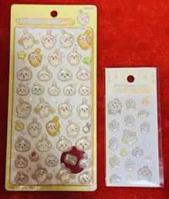 ボンボンドロップシールちいかわ うさぎ とミニミニぷっくりシール 2種セット