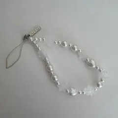 &TEAM 雪明かり ビーズ ストラップ