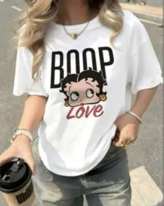 ベティ・ブープ Tシャツ ホワイト　Lサイズのサムネイル