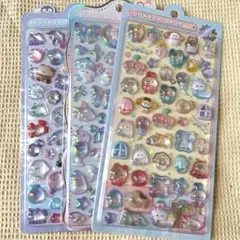 【正規品】ボンボンドロップシール　ぷかぷか　きぐるみ　わんわん　ちゅるきら