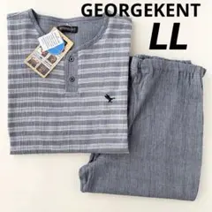 メンズ　ジョージケント　パジャマ　LL 　半袖　7分丈パンツ　綿100% 新品