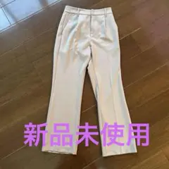 INGNI ベージュ ストレートパンツ ウエストゴム