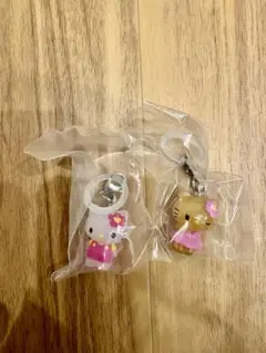 ハローキティーめじるしアクセサリー　お花・日焼けver. 2点まとめ売り