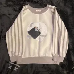 パンどろぼう　トレーナー　おにぎりぼうや　100サイズ　裏起毛