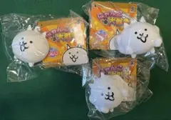 にゃんこ大戦争 ミニソフビライト　アミューズメント景品　×3