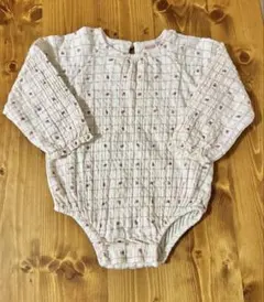 zara ロンパース 長袖 花柄　1-3m