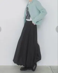 JEANASIS ドロストバルーンロングスカート