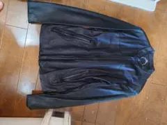 シングルライダースジャケット 羊革 ラムレザー ブラッ