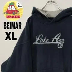 usa古着 BEIMER パーカー　ネイビー　XL スウェットのサムネイル