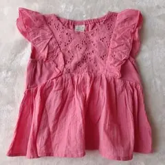 プティマイン 90 ノースリーブ トップス 保育園 おでかけ