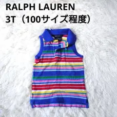 2827 RALPH LAUREN ラルフローレン ノースリーブ ポロシャツ風