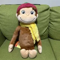 【mia様専用】 おさるのジョージ LLぬいぐるみ WINTER 全長約36cm