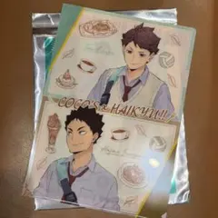 ハイキュー!! COCO'S クリアファイル 及川徹 岩泉一 - メルカリ
