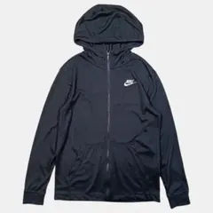 NIKE 薄手フルジップパーカー ブラックLサイズのサムネイル