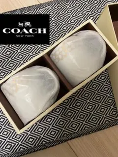 【新品未使用品】COACH ペアマグカップ 箱付き