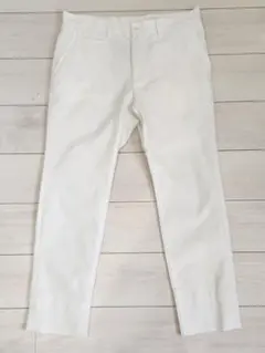 エポカウォモ　EPOCA UOMO ストレートパンツ　ホワイト Lのサムネイル