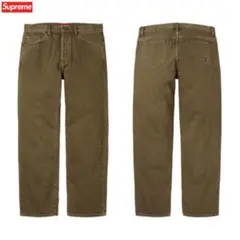 supreme シュプリーム デニム オリーブ 30 ステッカー付きのサムネイル
