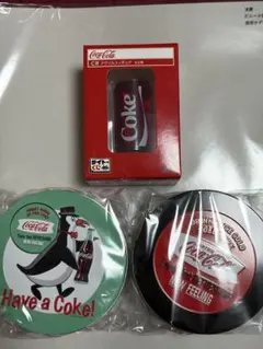 Coca-Cola タイトーくじ アクリルフィギュア 缶ケース 3点セットのサムネイル