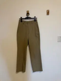 【美品】milaowen センタープレスハイウエストチノパンツ