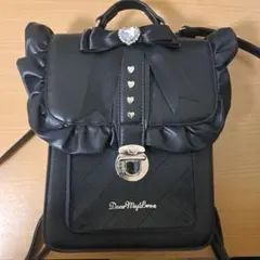 DearMyLove 地雷系 量産型 ショルダーバッグ リュック ブラック