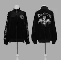 Dim Moire ベロアジャージトップス black