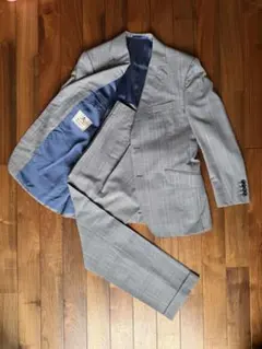 【超美品】HACKETT LONDONグレンチェックセットアップスーツM〜L相当のサムネイル
