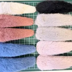 334 ファー パッチンピン ヘアピン 10点セット - メルカリ