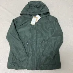 タグ付き　フード付きジャケット　L グリーン