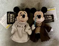 ミッキー ミニー スターウォーズ ぬいぐるみバッジ 2点セット